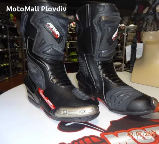 Нови мото ботуши Arma Motegi WP мотор писта турер 40/41/42, снимка 4 - Аксесоари и консумативи - 49286394