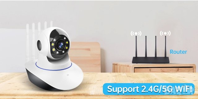 Домашната охранителна камера Ruitewei Q11X-H, снимка 7 - IP камери - 43897539