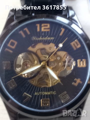 Луксозен автоматичен часовник Yishidun, снимка 1 - Мъжки - 40036914