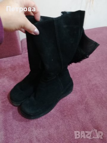Топли ботуши от естествен велур 36 номер, снимка 3 - Дамски ботуши - 43182514
