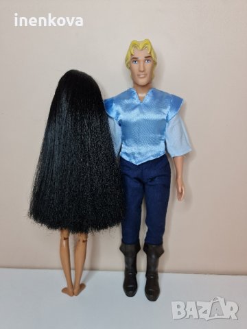 кукла Покахонтас и  кукла Джон Смит оригинални на Дисни, снимка 3 - Кукли - 43525551