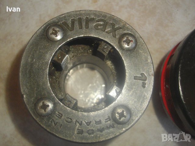 VIRAX Резбонарезни Глави За Чешмеджийска Водпроводна Плашка Винтонарезка VIRAX-Made in France-Профи, снимка 8 - Други инструменти - 43569270