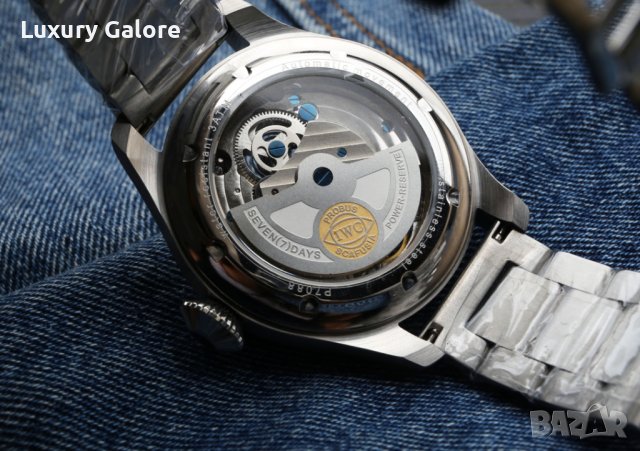 Мъжки часовник IWC Schaffhausen с автоматичен механизъм, снимка 4 - Мъжки - 36678077