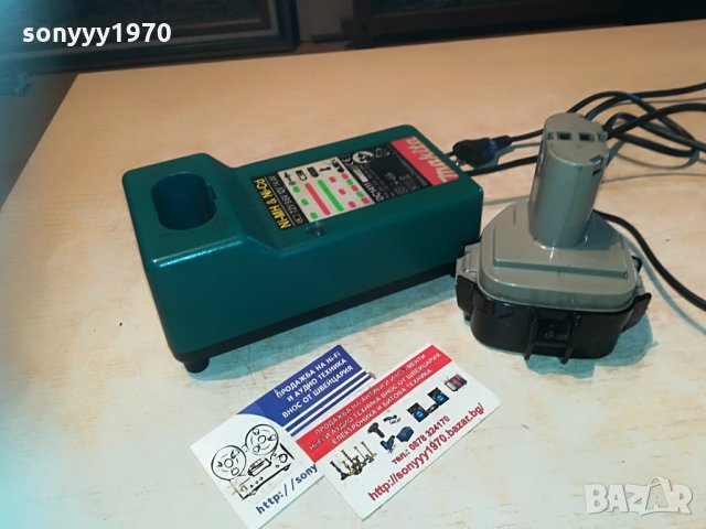 makita charger+battery внос england 1306211028, снимка 2 - Винтоверти - 33197664