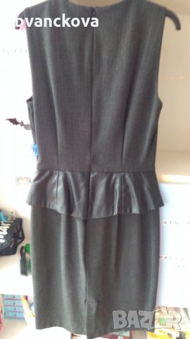 Сиво черна рокля Zara, снимка 2 - Рокли - 34881953