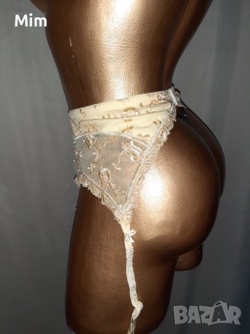 Cottou Club S/M  Italiy Портокалов колан с жартиери , снимка 4 - Бельо - 37923035