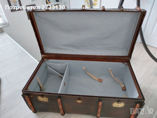 продава ВИНТИДЖ САНДЪК оригинална антикварна ракла, снимка 6 - Скринове - 38848251