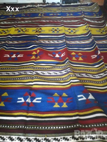 Ръчно тъкан вълнен килим.Антика за ценители., снимка 5 - Килими - 43894384