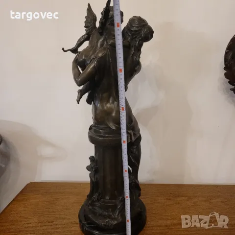 уникална бронзова фигура статуетка статуя, снимка 9 - Антикварни и старинни предмети - 49236517