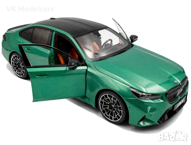 2025 BMW G90 M5, M Isle of Man Green Metallic 1:18 Solido, снимка 2 - Колекции - 53023737