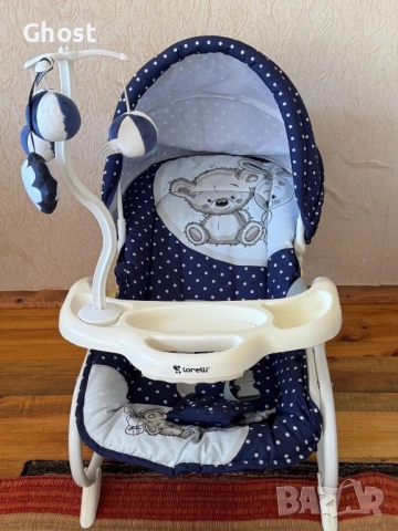 Шезлонг и столче за хранене 2в1, снимка 3 - Детски шезлонги - 52183488