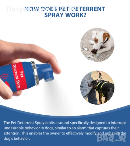 Кучегон Спрей за Спешно Коригиране – 75 мл, Безопасен и Хуманен, Стоп на Лаене, Атаки и Агресия, снимка 8 - За кучета - 50889651
