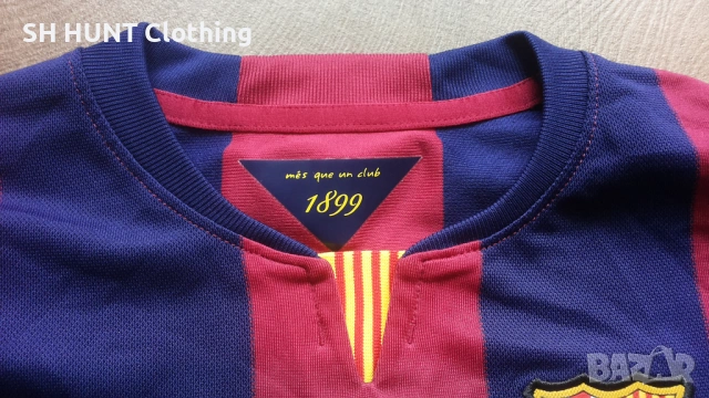 NIKE FC BARCELONA MESSI Kids Football T-Shirt Размер 10-12 г/ 137-147см детска футболна тениска 8-66, снимка 8 - Детски тениски и потници - 53126646