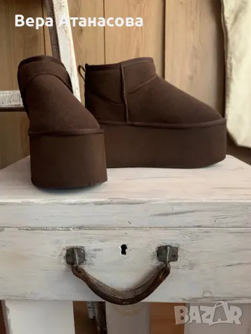 🤎🤎🤎 Екстравагантни боти на олекотена платформа👜👜👜, снимка 10 - Дамски боти - 48043317