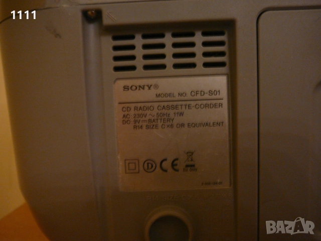 SONY CFD-S01, снимка 9 - Ресийвъри, усилватели, смесителни пултове - 51589545