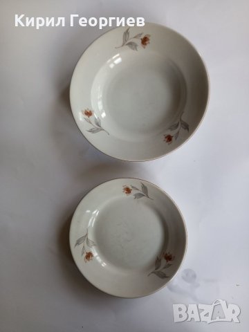 Три красиви порцеланови чинии , снимка 3 - Чинии - 40613952
