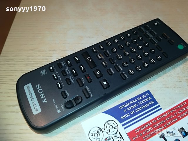 sony rm-d15m minidisc deck-remote control, снимка 3 - Други - 28642469