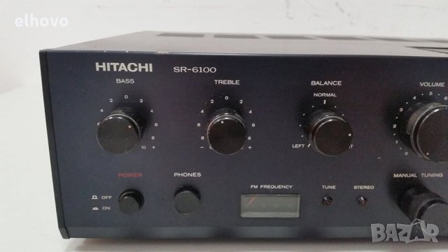 Ресивър Hitachi SR-6100, снимка 6 - Ресийвъри, усилватели, смесителни пултове - 28846707