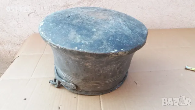 бакърен кован възрожденски бакър, котел, казан за курбани, снимка 16 - Антикварни и старинни предмети - 48524297