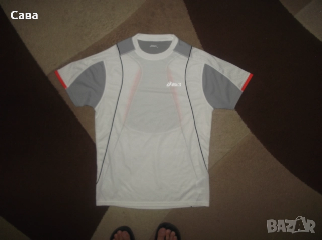 Тениски ASICS   мъжки,М и Л  /тъмносиня и бяла/, снимка 6 - Спортни дрехи, екипи - 33433315