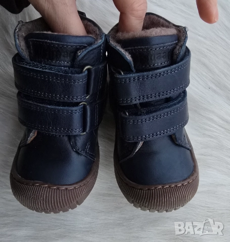 Нови детски боти Bisgaard №19  естествена кожа с агнешка вълна отвътре , снимка 10 - Бебешки боти и ботуши - 52833685
