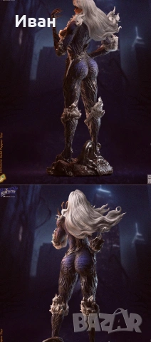 Черната котка на Марвъл Веномизирана/ Black cat Venomized , снимка 4 - Фигурки - 53288774