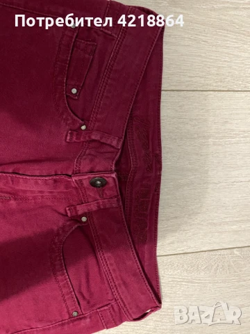 Дънки M&S Indigo - Бордо, снимка 3 - Дънки - 51141000