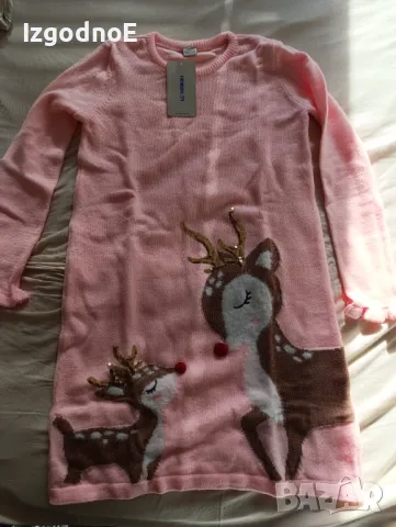 11-12год Коледна рокля, снимка 6 - Детски рокли и поли - 48344773