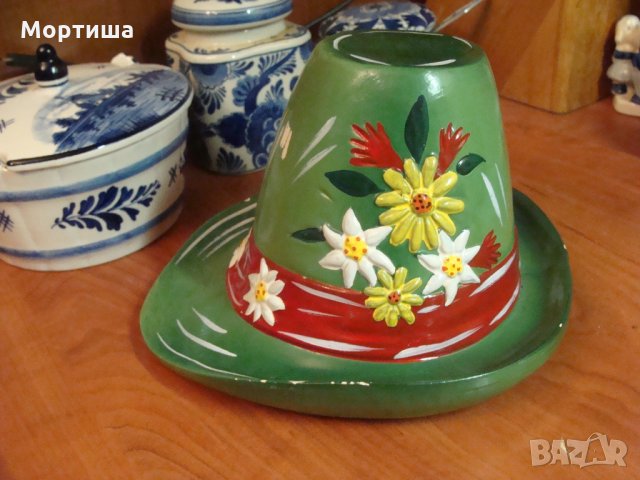 КРАСИВА порцеланова шапка , снимка 4 - Декорация за дома - 27214275