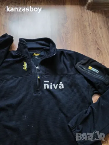 Snickers Engineered Long Sleeve - мъжка работна блуза Л СЪС ЗАБЕЛЕЖКИ