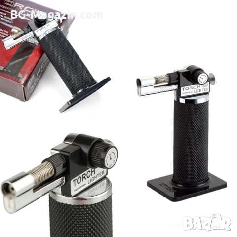 Мощна професионална газова горелка за запояване барбекю злато сребро мед запалка готвене наргиле, снимка 2 - Запалки - 51050113