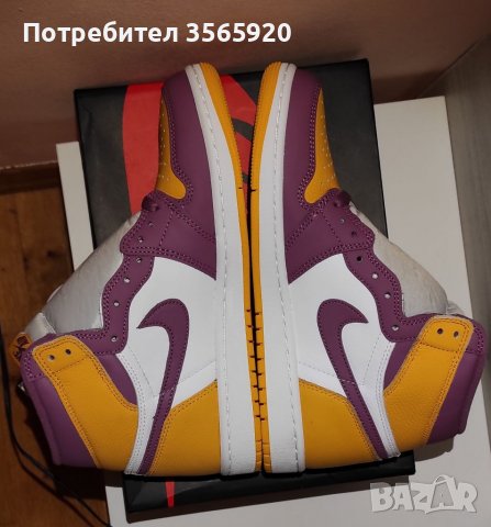 Jordan 1 High Brotherhood EU 42.5 Нови Оригинални , снимка 3 - Спортни обувки - 39625193