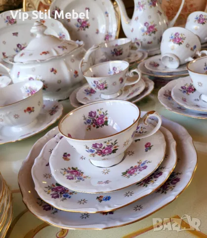 Немски сервиз за хранене и кафе/чай Reichenbach , снимка 5 - Сервизи - 50016149