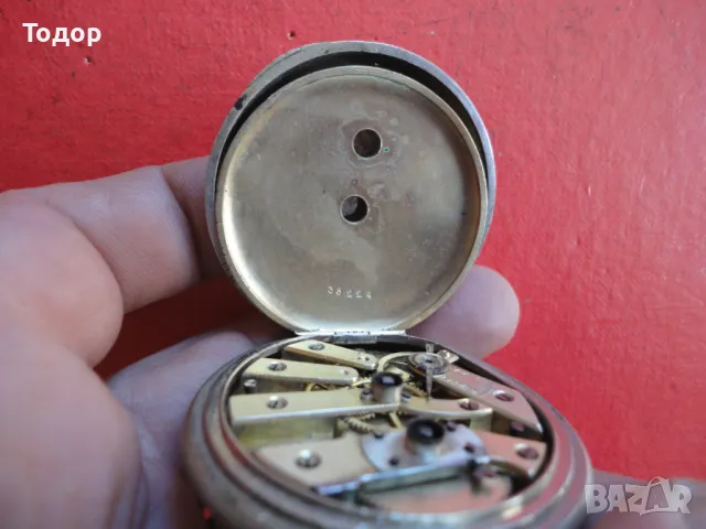 Старинен джобен часовник 19 век , снимка 6 - Мъжки - 47480616