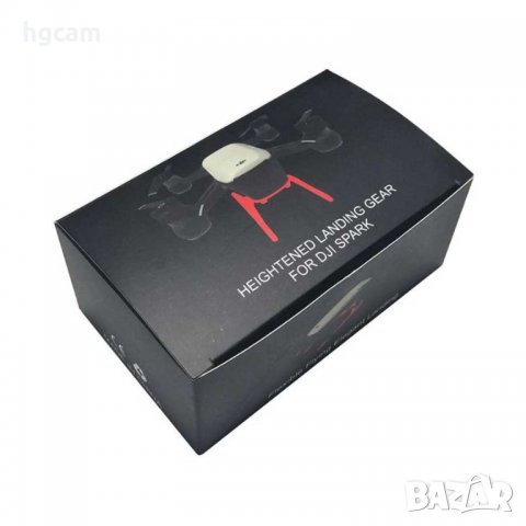 Устройство за кацане за DJI SPARK, Височина 3см, Черен, снимка 5 - Дронове и аксесоари - 28144019