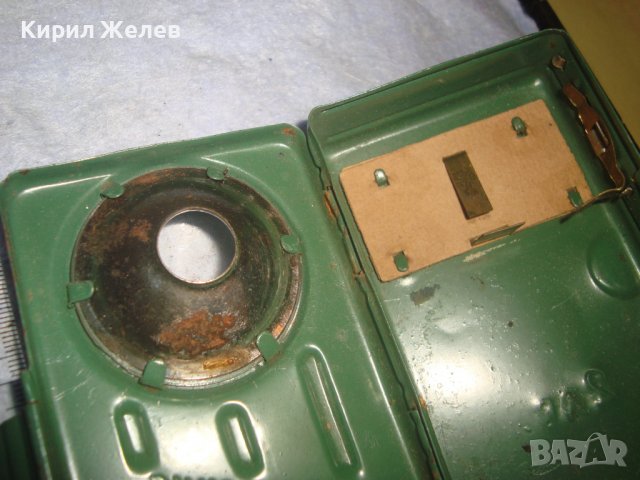 СВЕТЛИНА - СТАРО СИГНАЛНО МЕТАЛНО РЯДКО РЕТРО БГ - ФЕНЕРЧЕ ВОЕННО 32171, снимка 7 - Антикварни и старинни предмети - 38276922