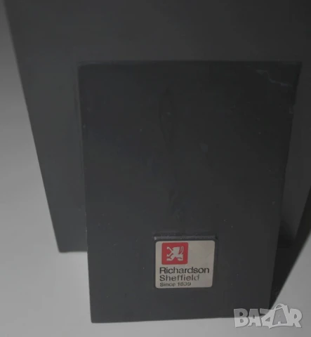 поставка за нож+5 ножа Richardson Sheffield Since1839=40лв от Банско, снимка 2 - Друго търговско оборудване - 48065771