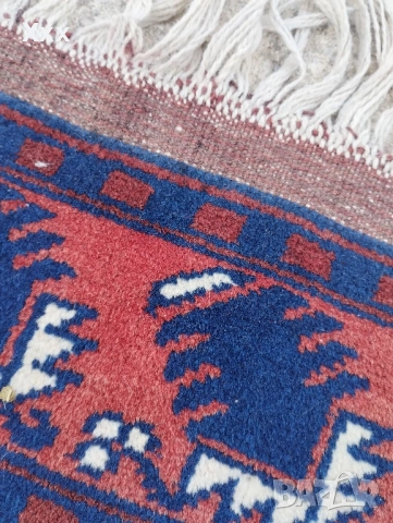 Ръчно тъкана вълнена пътека.Антика за ценители., снимка 5 - Пътеки - 51609087