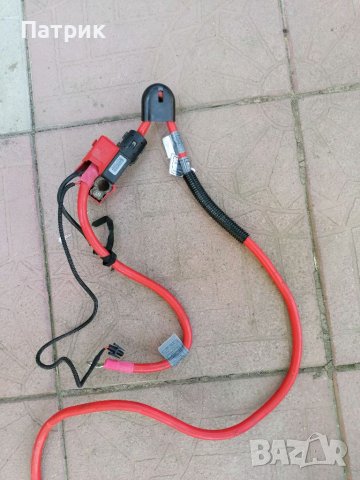 Плюсов кабел акумулатор BMW E60 E61 E90 E91 E92 E93 E83 E65 E66 плюсова клема акумулатор, снимка 6 - Части - 36795573