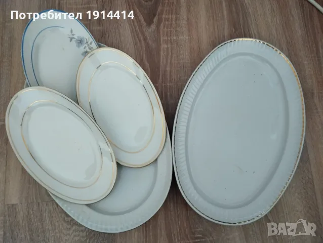 Порцеланови чинии, снимка 2 - Чинии - 49754275