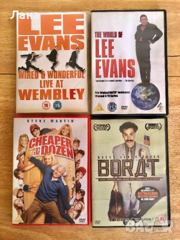 4 DVD video , внос от Англия , снимка 1 - DVD филми - 42988167