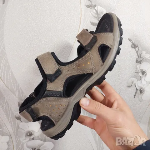 сандали Мъжки Ecco Yucatan Lite Dark Clay Nubuck  номер 42, снимка 12 - Мъжки сандали - 45528743