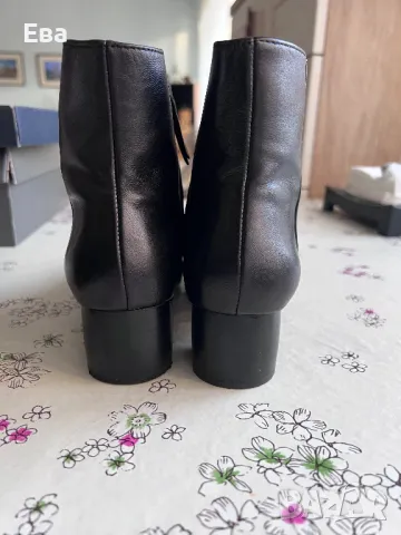 Дамски боти Massimo Dutti от естествена кожа, с ток, размер 39, снимка 3 - Дамски боти - 49688866