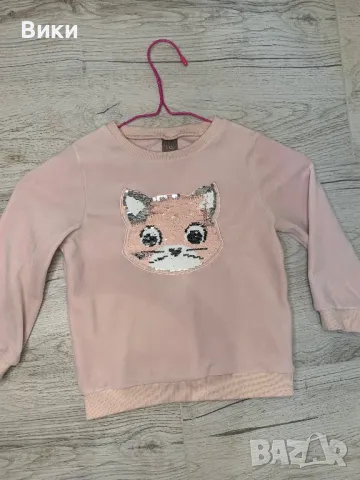 Плюшена детска блуза 3-4г ръст 104см, снимка 4 - Детски Блузи и туники - 49600847