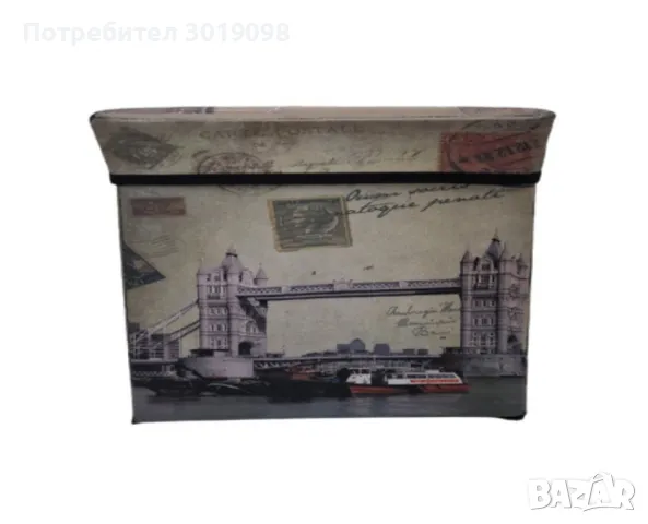 Табуретка тип кутия - Стил и практичност за всеки дом, снимка 3 - Декорация за дома - 48002568