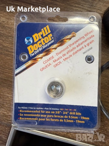 Американска машинка за заточване на боргии /свредла Drill Doctor 500X, снимка 7 - Диамантени и режещи инструменти - 53404567