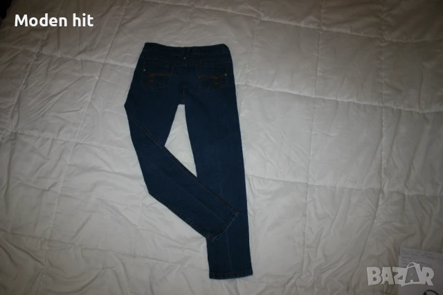 Слим дънки за момиче размер до 134 см., снимка 8 - Детски панталони и дънки - 50765352