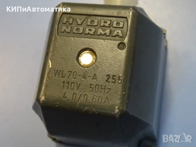 бобина HYDRONORMA WL70-4-A solenoid coil 110V, снимка 2 - Резервни части за машини - 47789833