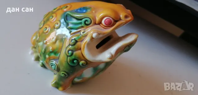 ретро касичка керамична жаба 70те , снимка 1