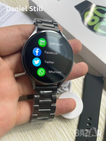 НОВ Смарт часовник Galaxy Watch 6 NFC, GPS тракер, подарък, снимка 5 - Смарт часовници - 43622609